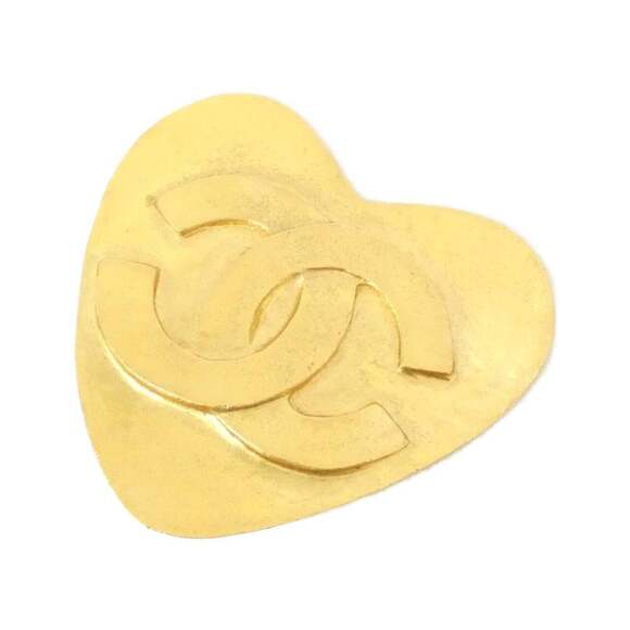 CHANEL Authentic Gold Brooch